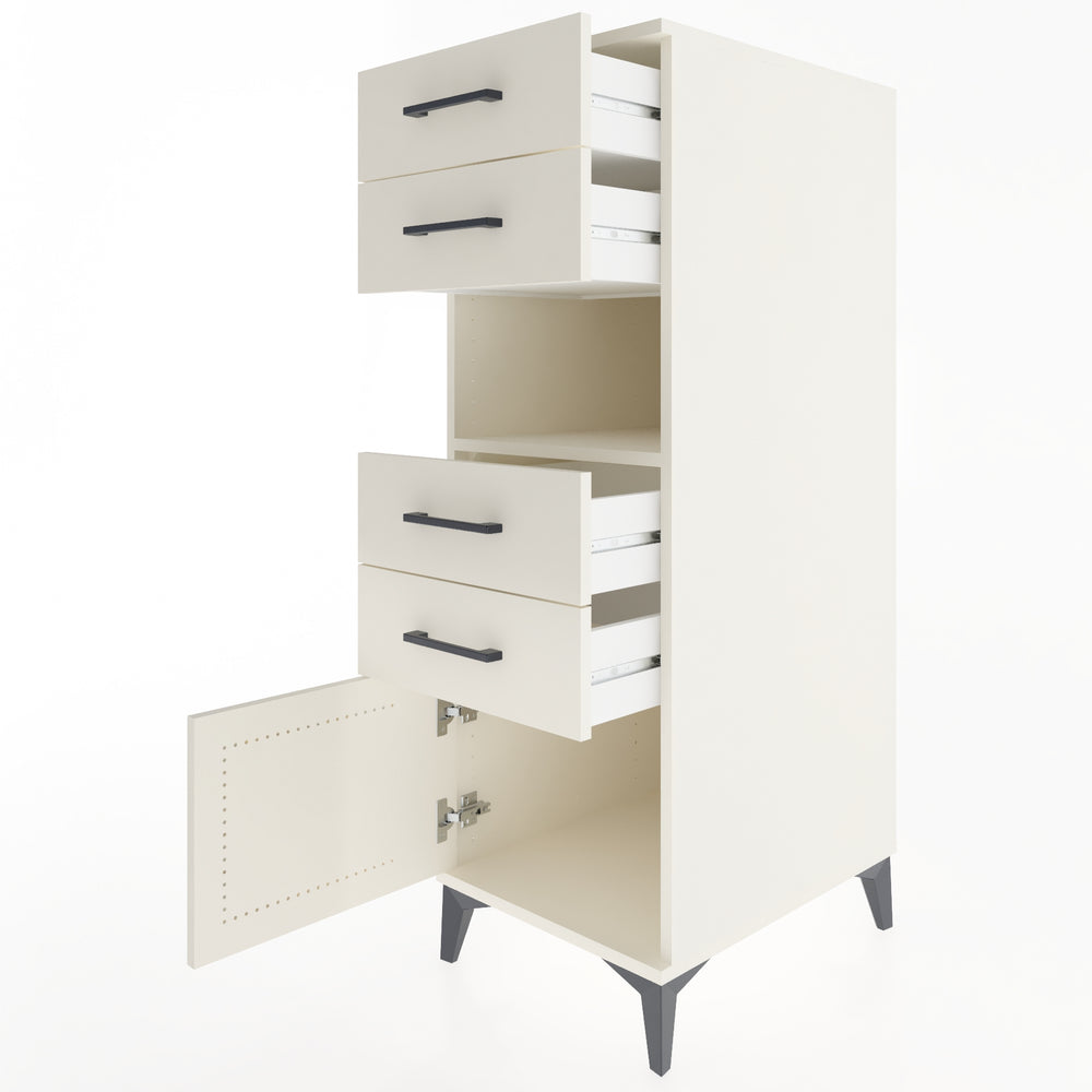 Woodntry Modüler Dolap Aytaşı 44x59x122 cm Fonksiyonel F57-1