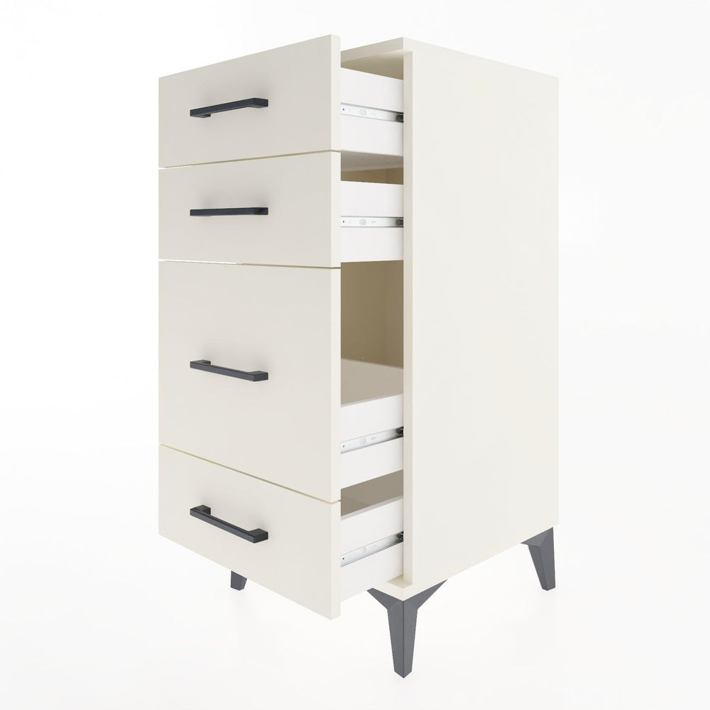 Woodntry Modular Nightstand Moonstone 44x44x84 cm Drawer C7-1