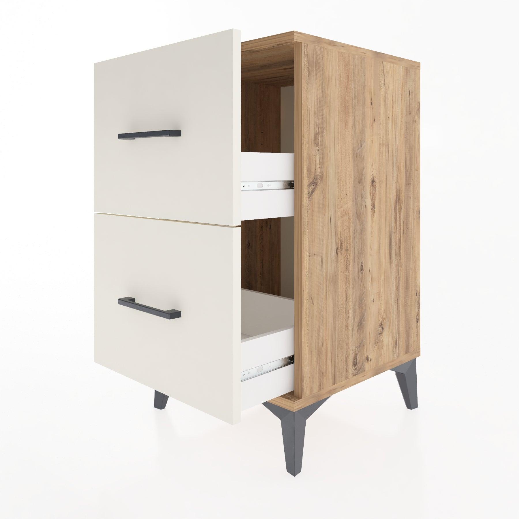 Woodntry Modular Nightstand Pine 44x44x68 cm Drawer C7-3