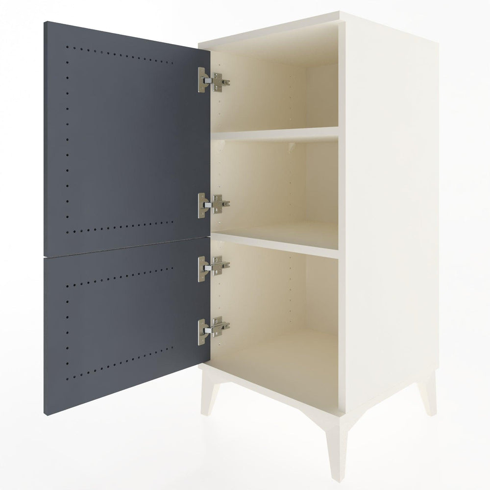 Woodntry Modular Nightstand Moonstone 44x44x84 cm With Lid K30-1