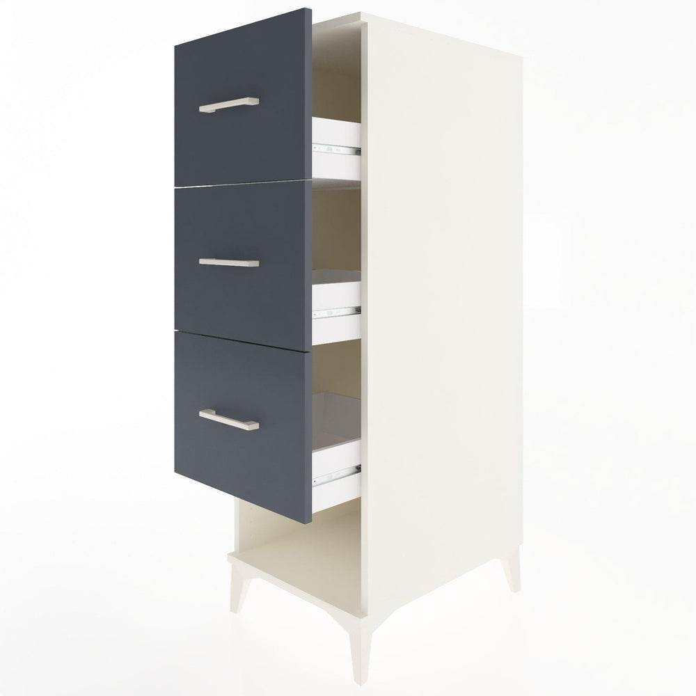 Woodntry Modular Cabinet Moonstone 44x59x122 cm with Drawers and Shelves CR108-1