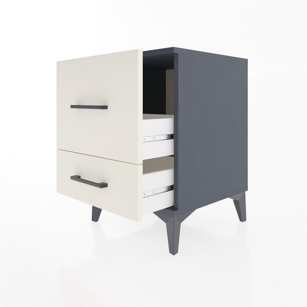 Woodntry Modular Nightstand Anthracite 44x44x52 cm Drawer C8-2