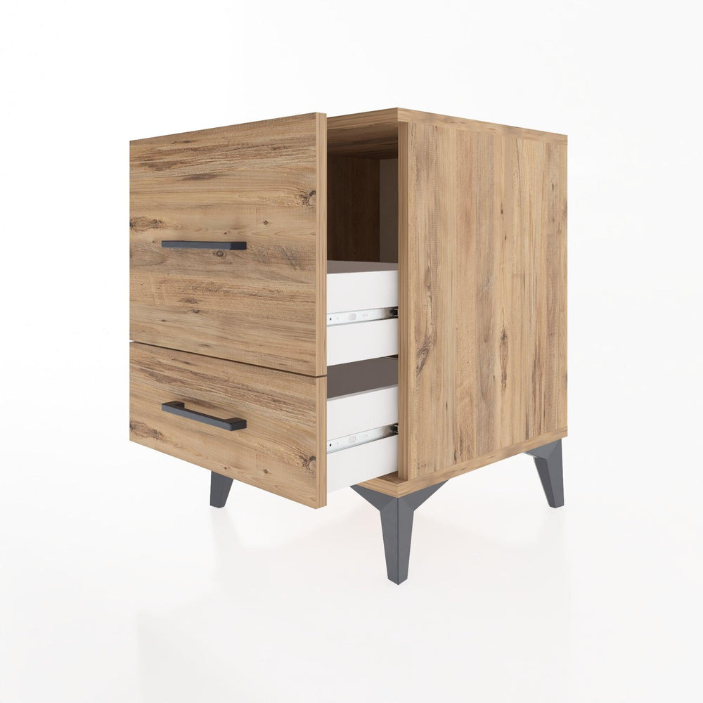 Woodntry Modular Nightstand Pine 44x44x52 cm Drawer C8-3