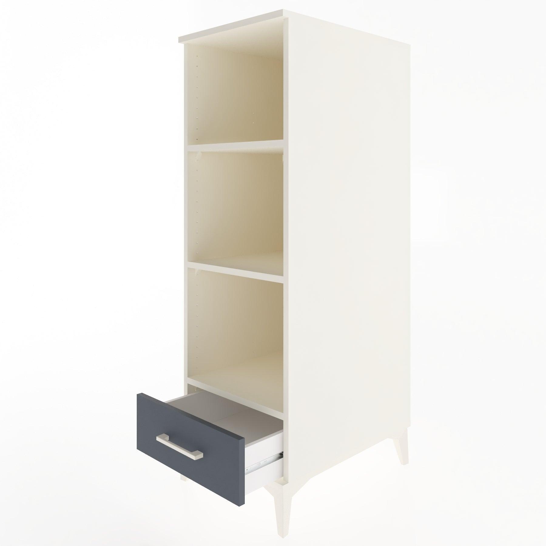 Woodntry Modular Cabinet Moonstone 44x30x122 cm with Drawers and Shelves CR109-1