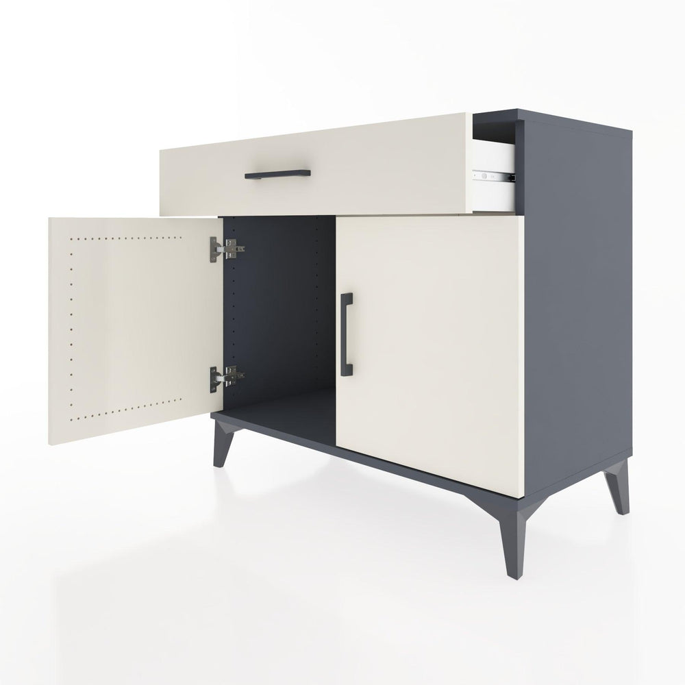 Woodntry Modular Dresser Anthracite 88x44x68 cm with Cover and Drawer KC9-2