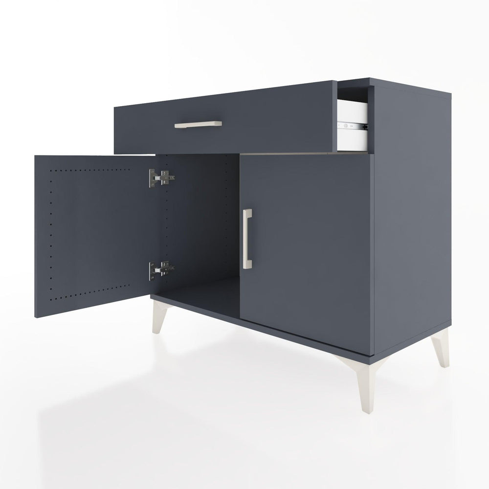 Woodntry Modular Dresser Anthracite 88x44x68 cm with Cover and Drawer KC9-2