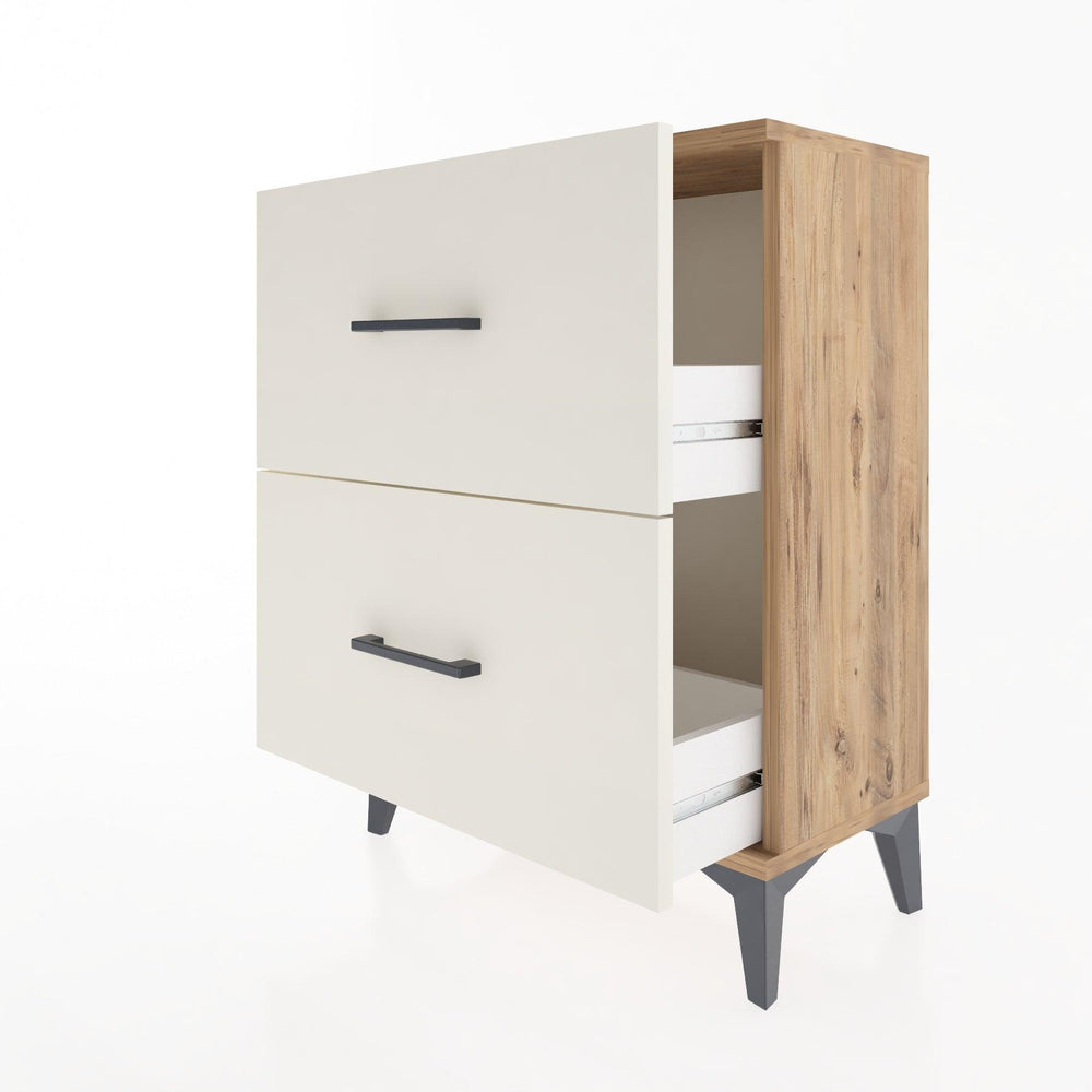 Woodntry Modüler Komodin Çam 60x30x68 cm Çekmeceli C9-3