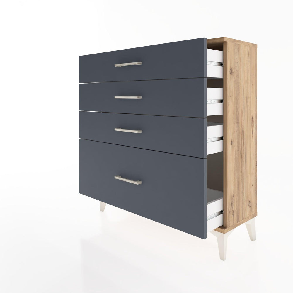 Woodntry Modular Dresser Pine 88x30x84 cm Drawer C9-3