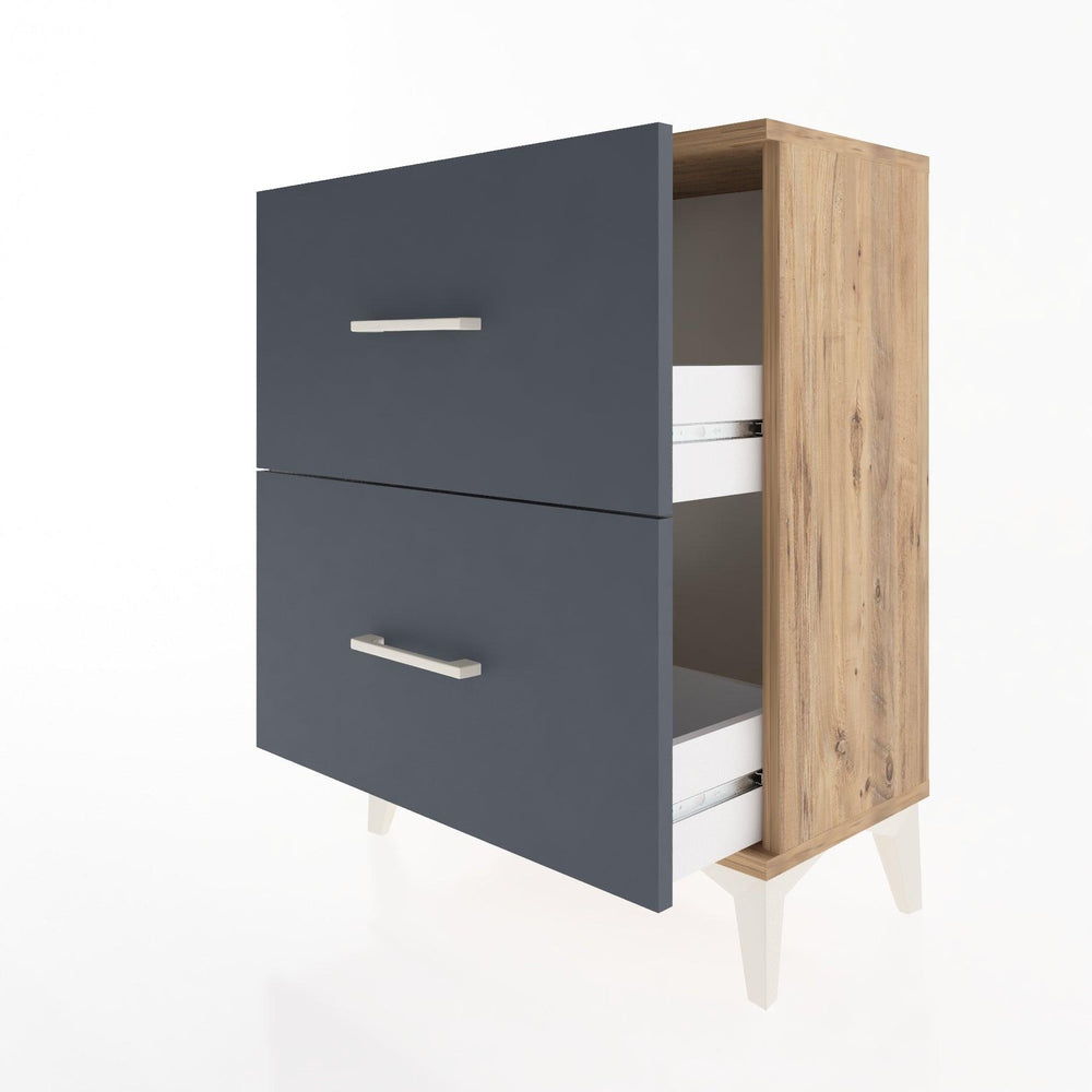 Woodntry Modüler Komodin Çam 60x30x68 cm Çekmeceli C9-3