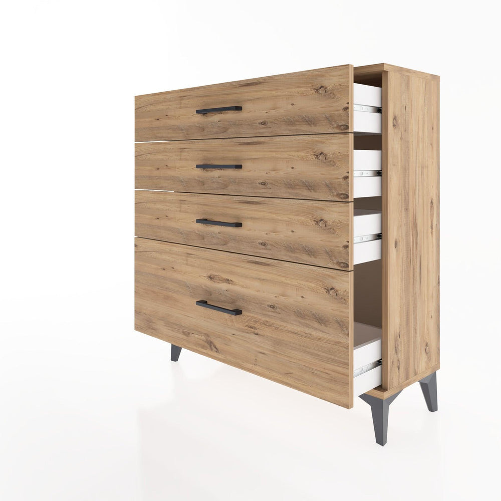 Woodntry Modular Dresser Pine 88x30x84 cm Drawer C9-3