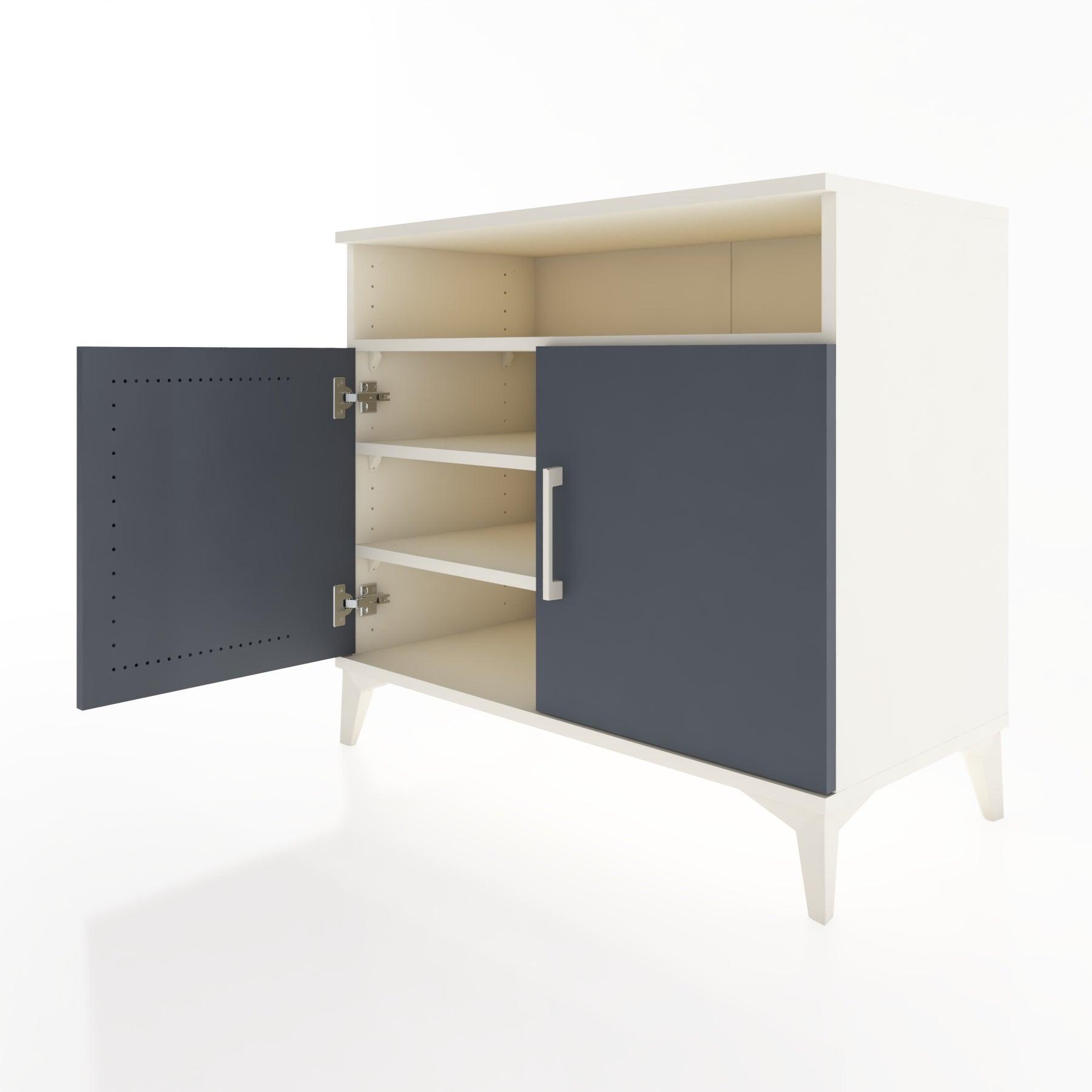 Woodntry Modüler Şifonyer Aytaşı 88x44x68 cm Kapaklı ve Raflı KR10-1