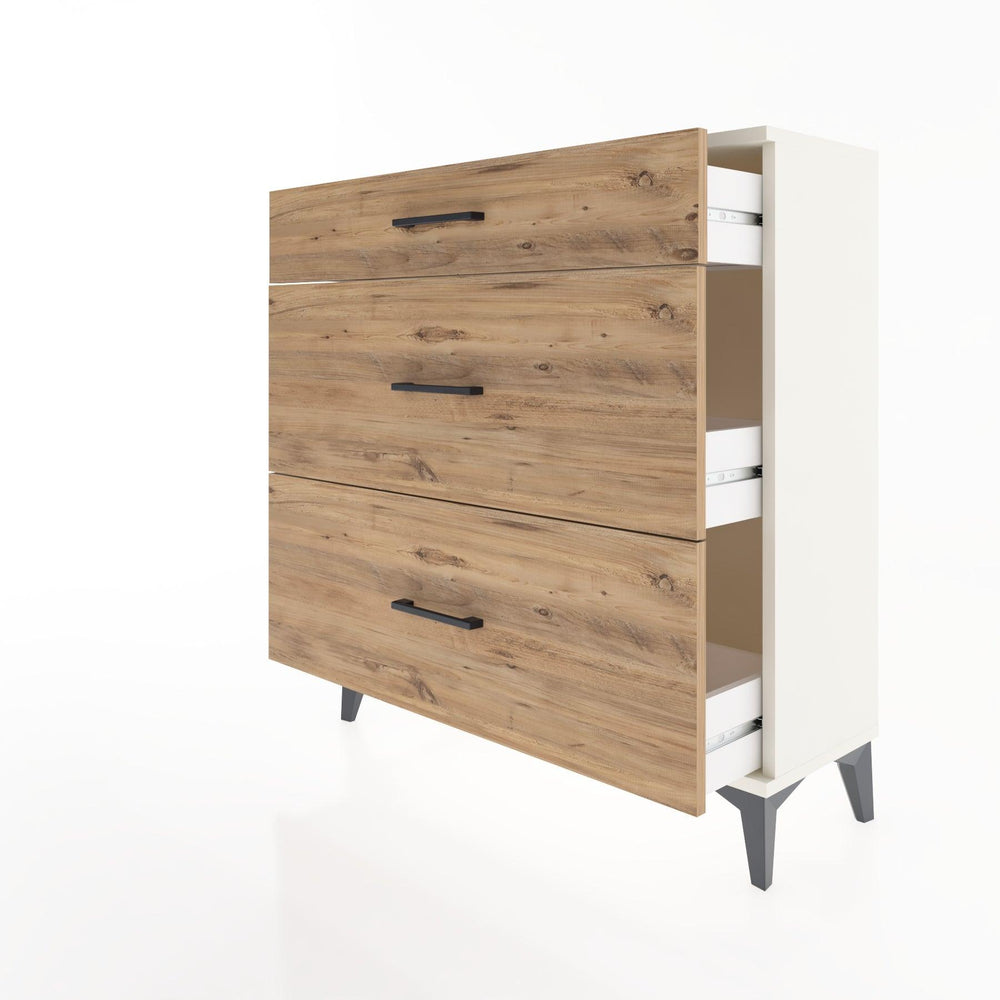 Woodntry Modüler Şifonyer Aytaşı 88x30x84 cm Çekmeceli C10-1