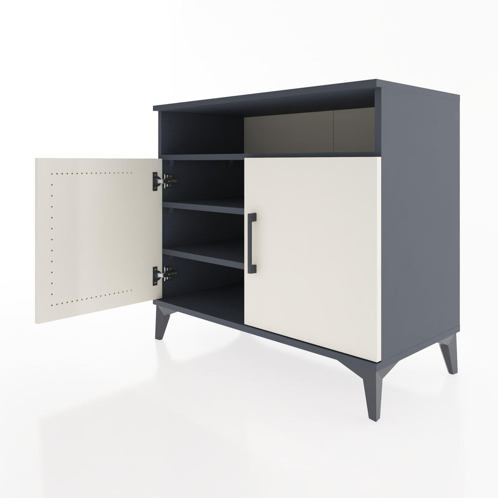 Woodntry Modular Dresser Anthracite 88x44x68 cm with Cover and Shelf KR10-2