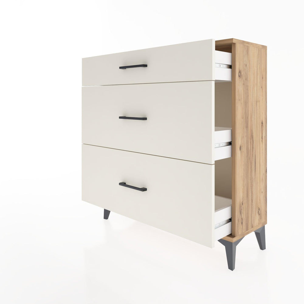 Woodntry Modüler Şifonyer Çam 88x30x84 cm Çekmeceli C10-3