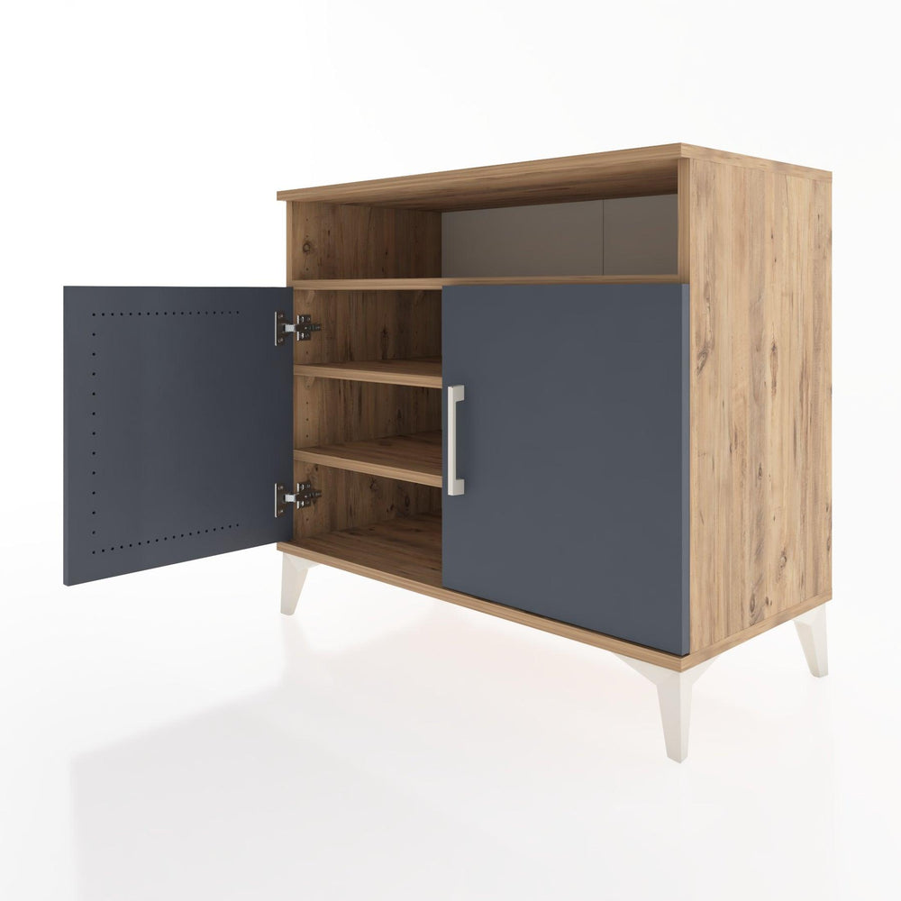 Woodntry Modüler Şifonyer Çam 88x44x68 cm Kapaklı ve Raflı KR10-3