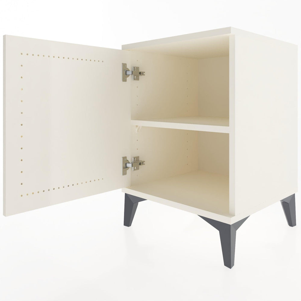 Woodntry Modular Nightstand Moonstone 44x44x52 cm with Lid K11-1