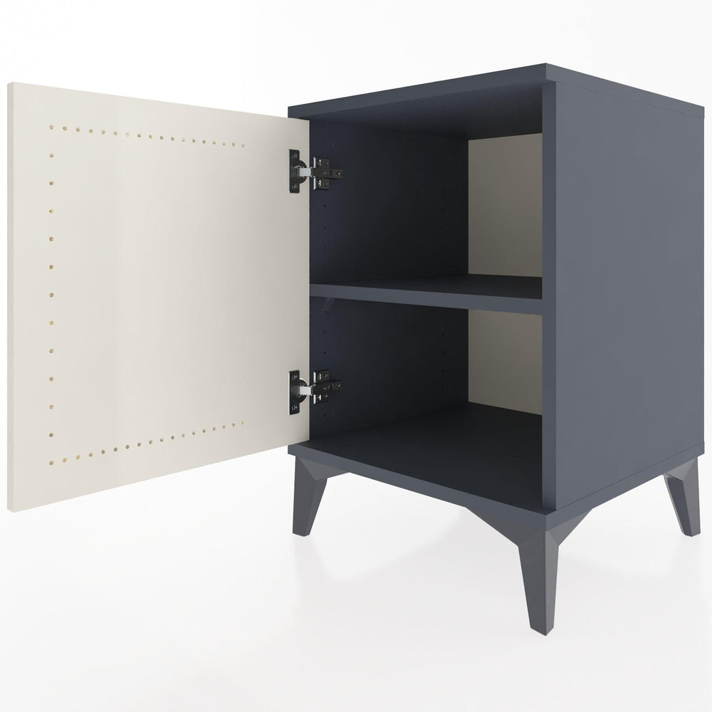 Woodntry Modular Nightstand Anthracite 44x44x52 cm Lidded K11-2