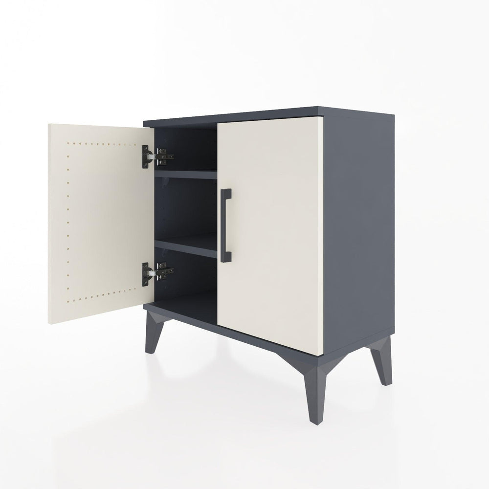 Woodntry Modular Nightstand Anthracite 60x30x52 cm with Lid K11-2