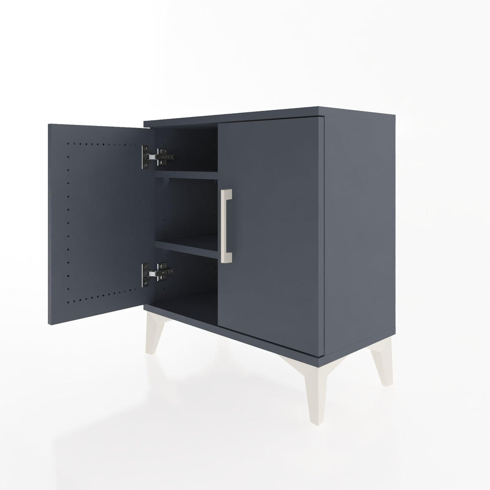 Woodntry Modular Nightstand Anthracite 60x30x52 cm with Lid K11-2