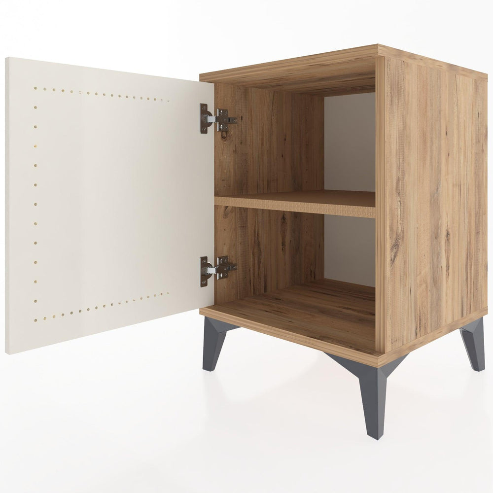 Woodntry Modular Nightstand Pine 44x44x52 cm With Cover K11-3