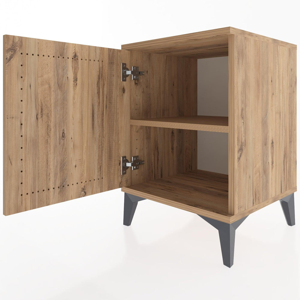 Woodntry Modular Nightstand Pine 44x44x52 cm With Cover K11-3