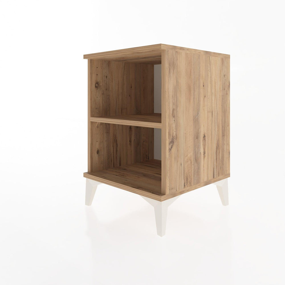 Woodntry Modular Nightstand Pine 44x44x52 cm with Shelf R12-3