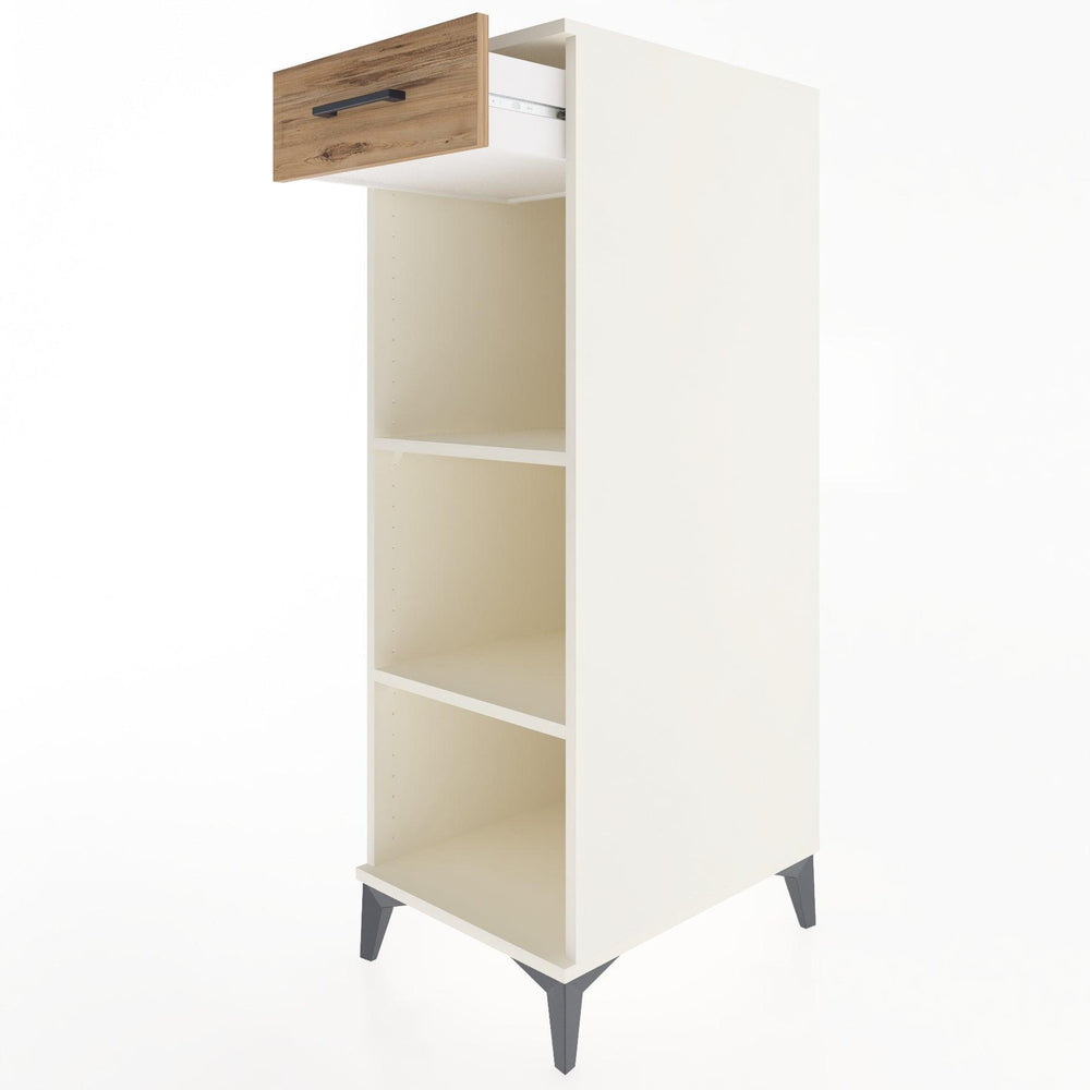 Woodntry Modüler Dolap Aytaşı 44x59x122 cm Çekmeceli ve Raflı CR112-1