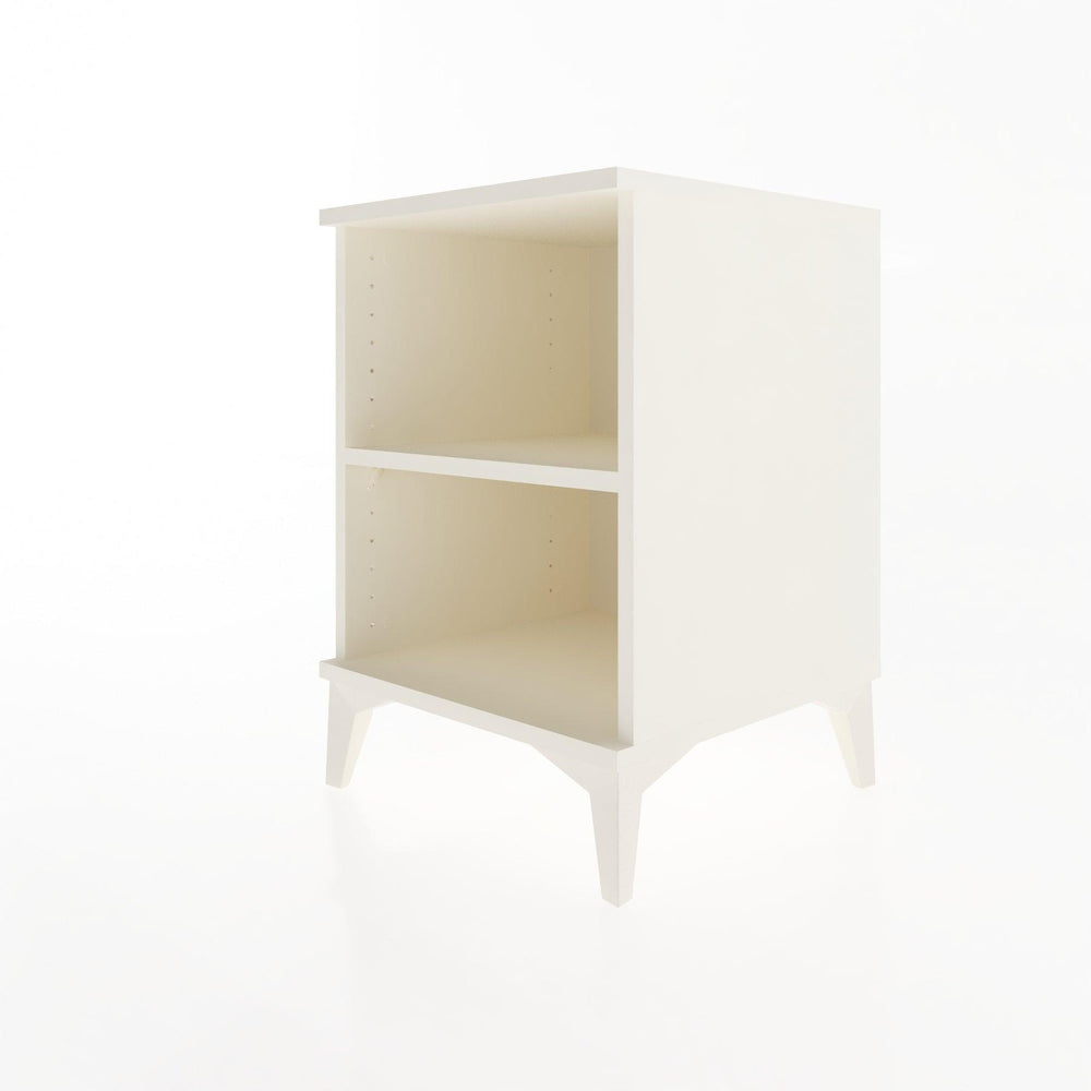 Woodntry Modular Nightstand Moonstone 44x44x52 cm with Shelf R12-1