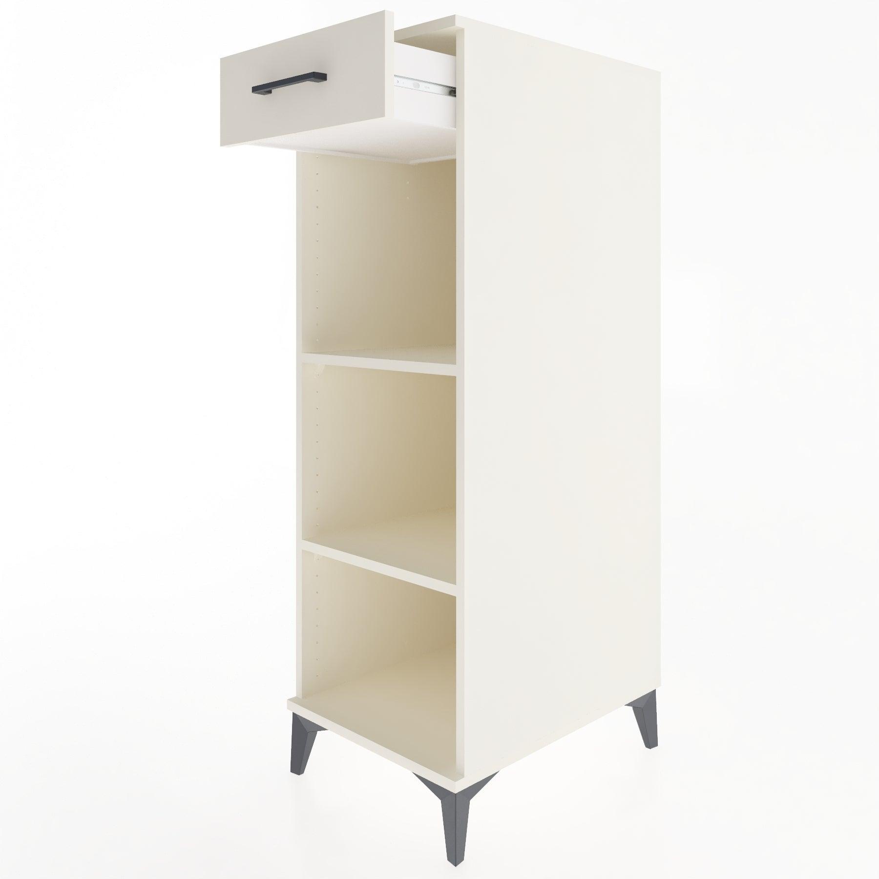 Woodntry Modular Cabinet Moonstone 44x59x122 cm with Drawers and Shelves CR112-1