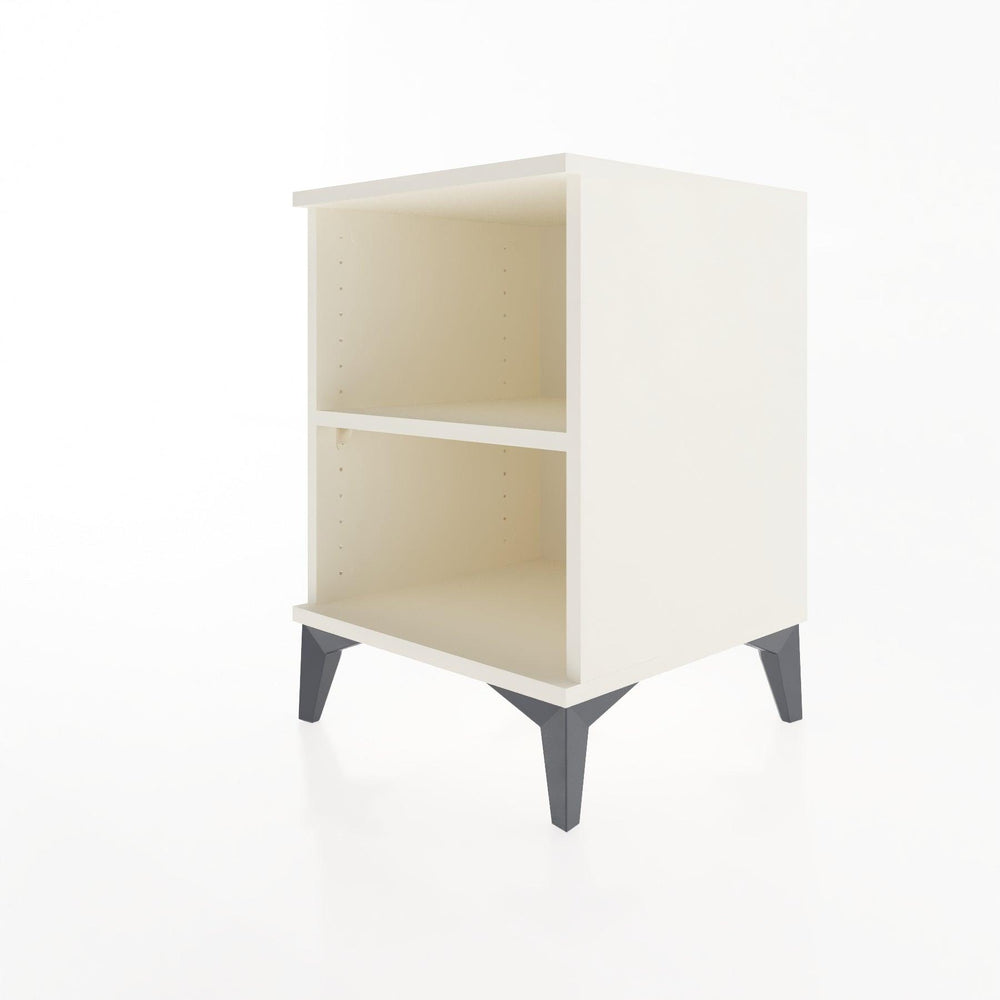 Woodntry Modular Nightstand Moonstone 44x44x52 cm with Shelf R12-1