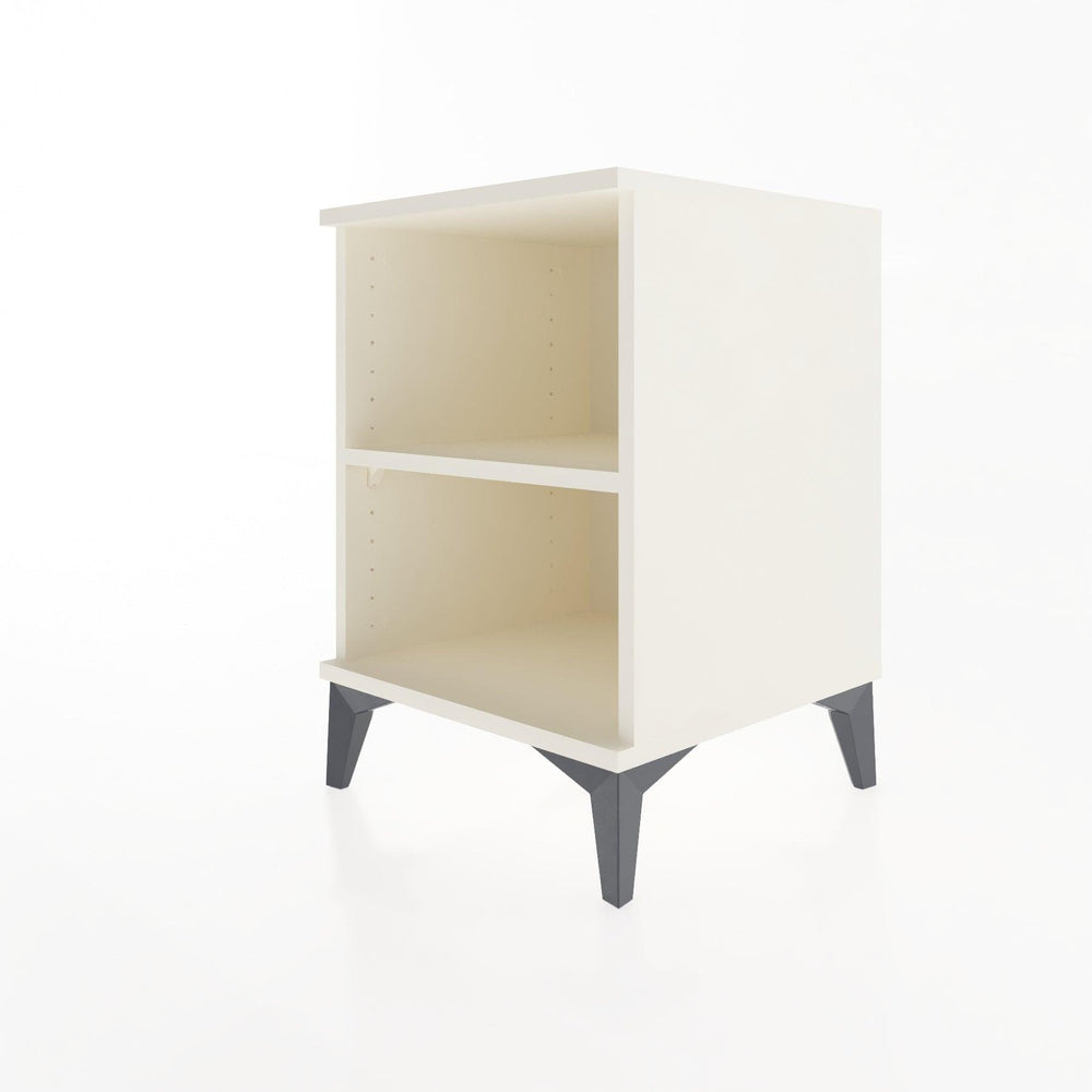 Woodntry Modular Nightstand Moonstone 44x44x52 cm with Shelf R12-1