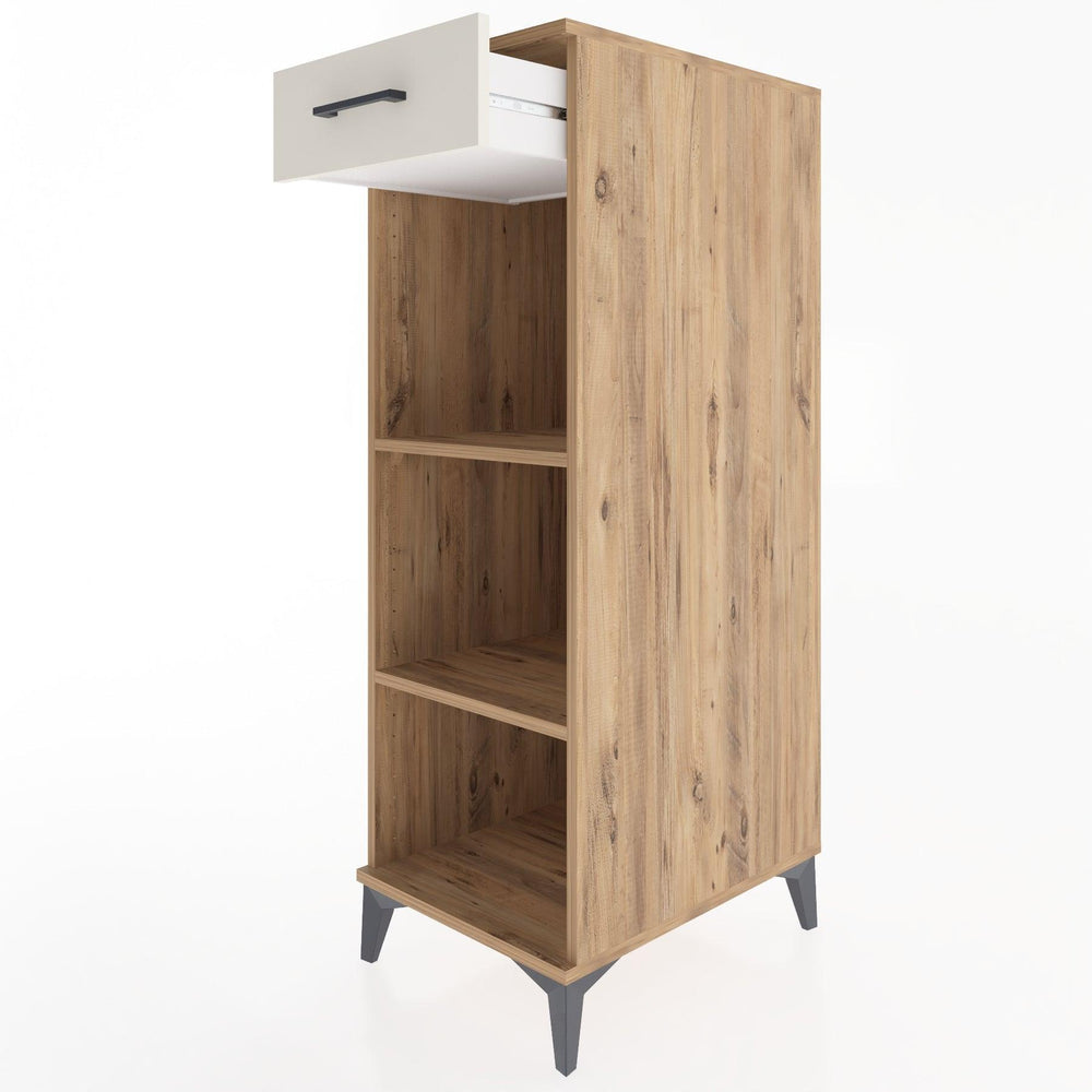 Woodntry Modular Cabinet Pine 44x59x122 cm with Drawers and Shelves CR112-3