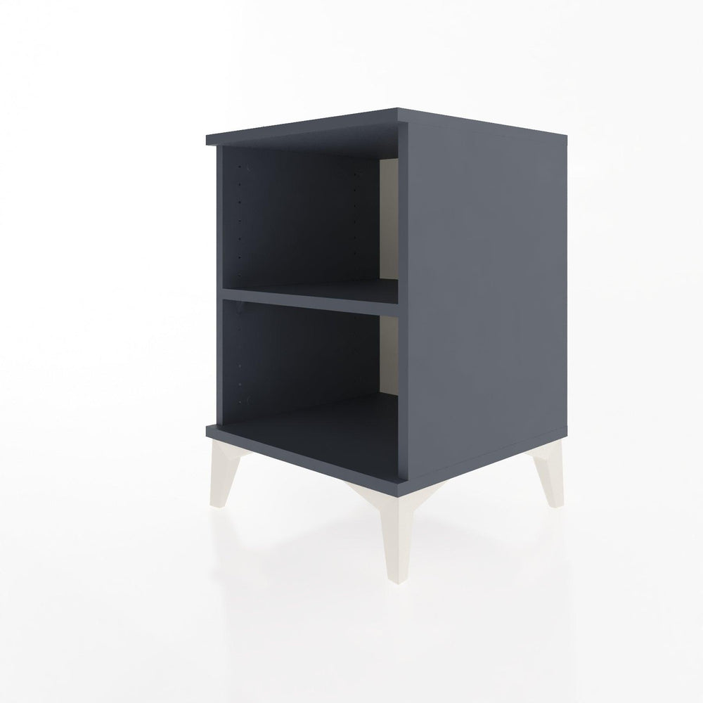 Woodntry Modular Nightstand Anthracite 44x44x52 cm with Shelf R12-2