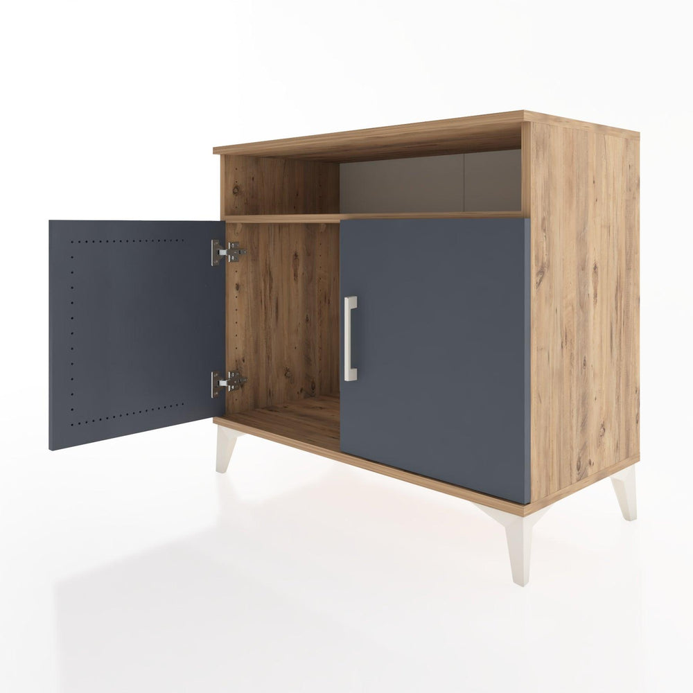 Woodntry Modüler Şifonyer Çam 88x44x68 cm Kapaklı ve Raflı KR12-3