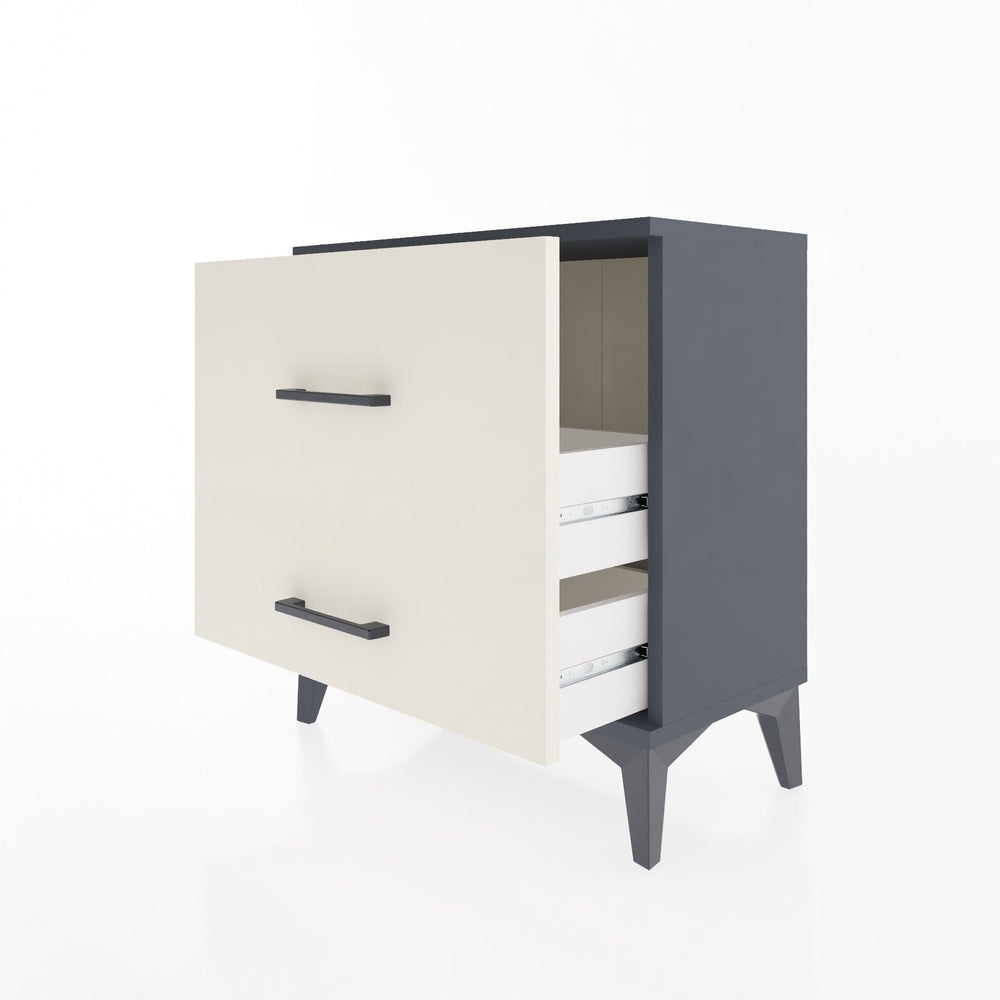 Woodntry Modular Nightstand Anthracite 60x30x52 cm Drawer C13-2