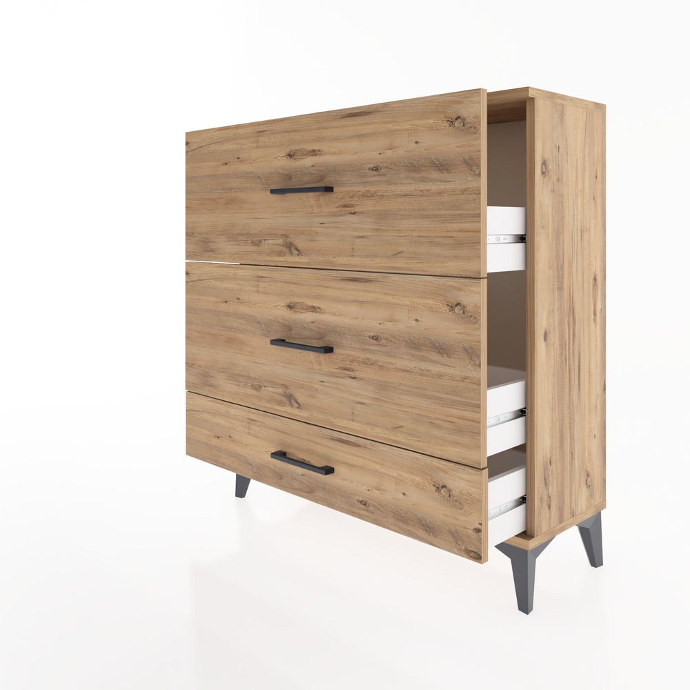 Woodntry Modular Dresser Pine 88x30x84 cm Drawer C13-3