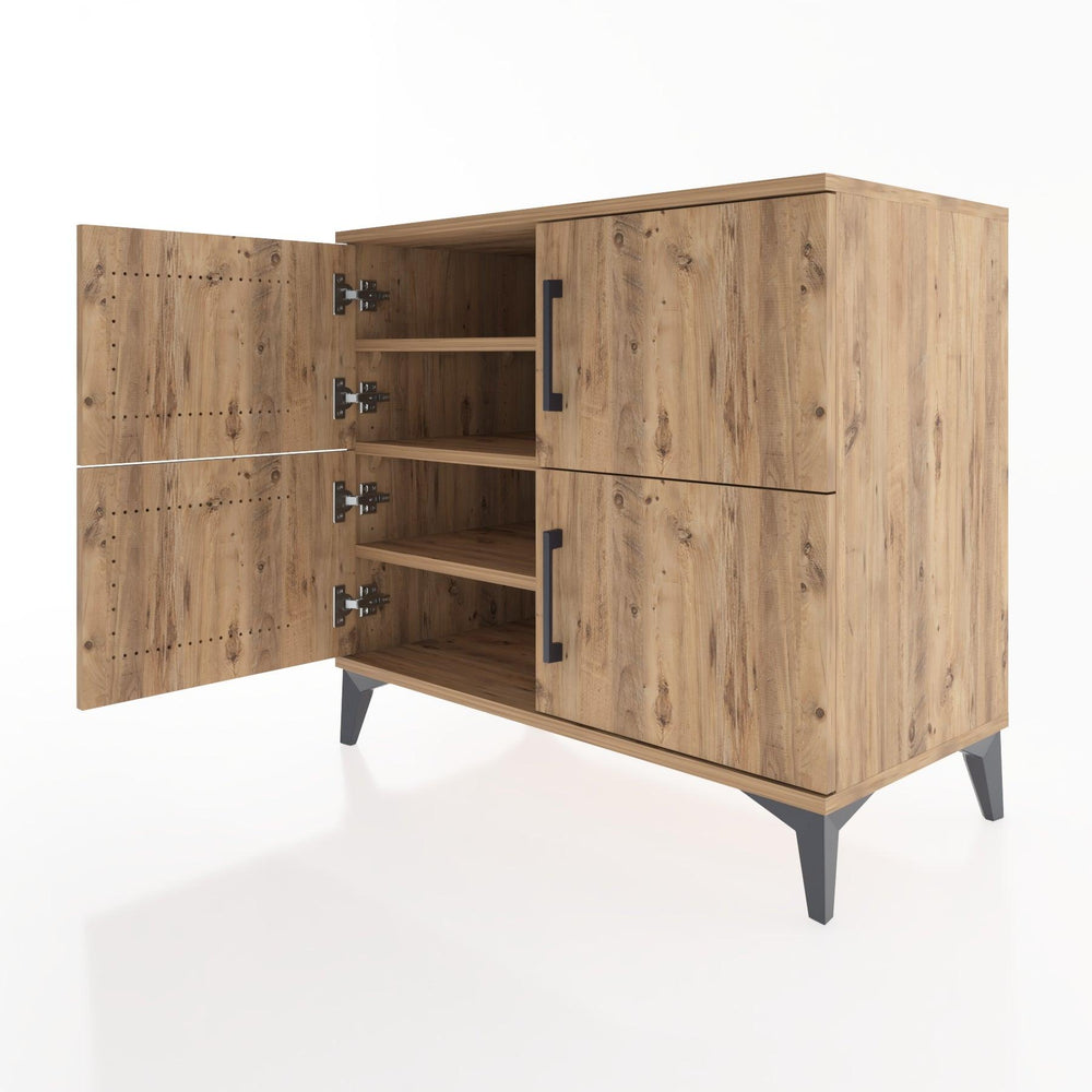 Woodntry Modüler Şifonyer Çam 88x44x68 cm Kapaklı K13-3