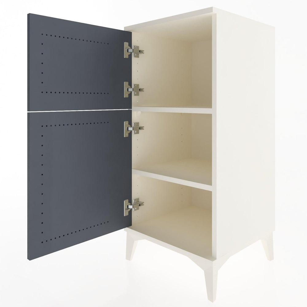 Woodntry Modular Nightstand Moonstone 44x44x84 cm with Lid K36-1