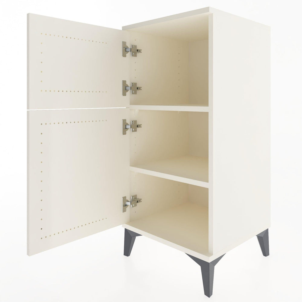 Woodntry Modular Nightstand Moonstone 44x44x84 cm with Lid K36-1