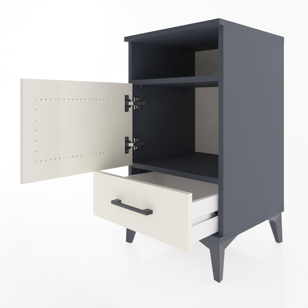 Woodntry Modular Nightstand Anthracite 44x44x68 cm Functional F14-2