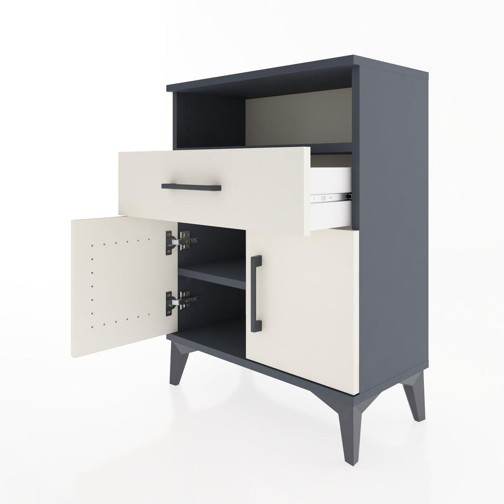 Woodntry Modular Nightstand Anthracite 60x30x68 cm Functional F14-2