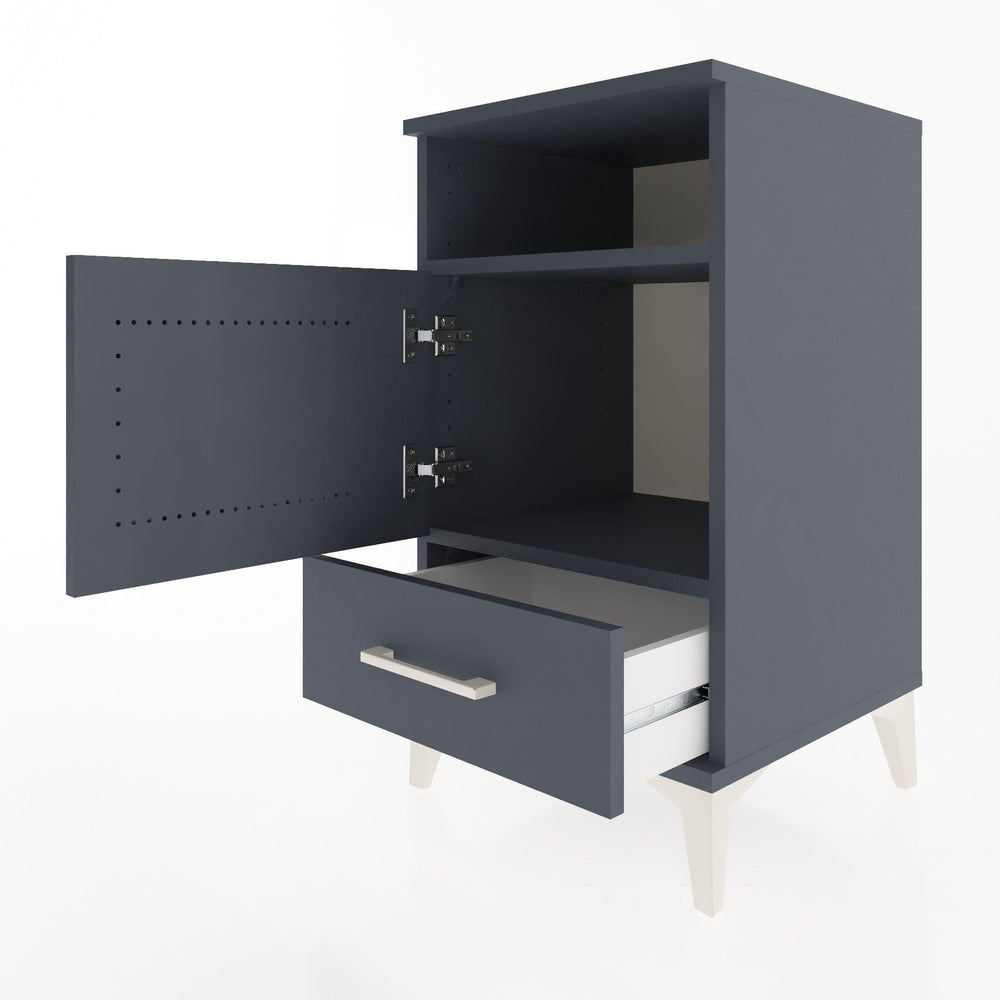 Woodntry Modular Nightstand Anthracite 44x44x68 cm Functional F14-2