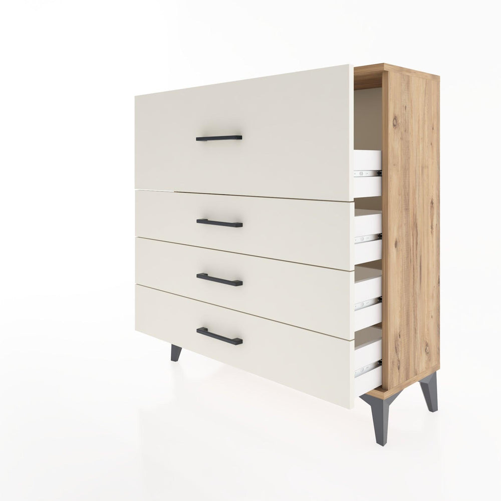 Woodntry Modüler Şifonyer Çam 88x30x84 cm Çekmeceli C14-3