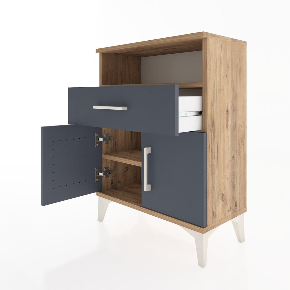Woodntry Modular Nightstand Pine 60x30x68 cm Functional F14-3