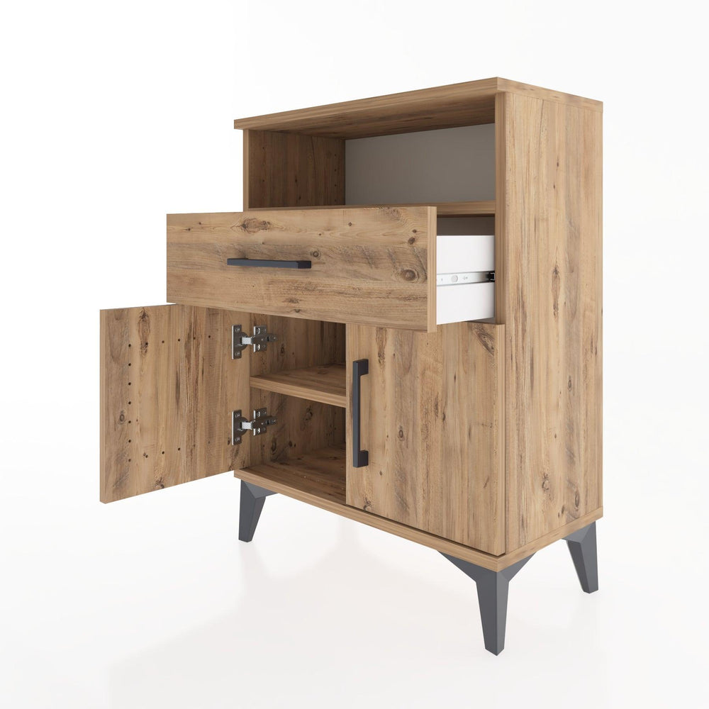 Woodntry Modular Nightstand Pine 60x30x68 cm Functional F14-3