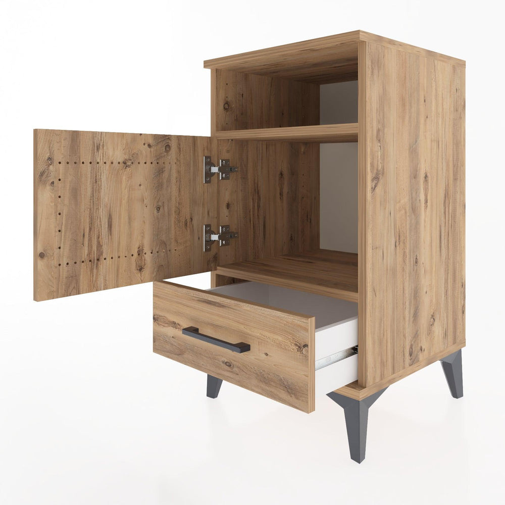 Woodntry Modular Nightstand Pine 44x44x68 cm Functional F14-3