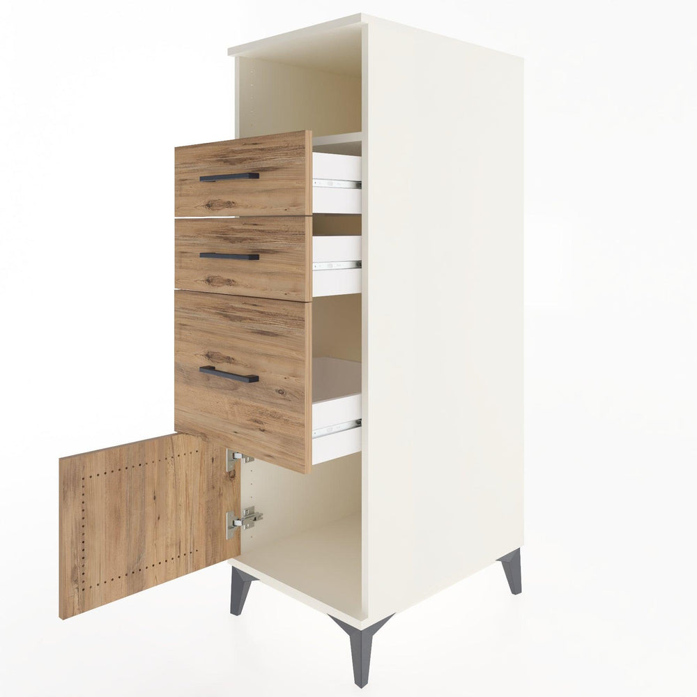 Woodntry Modular Cabinet Moonstone 44x59x122 cm Functional F115-1