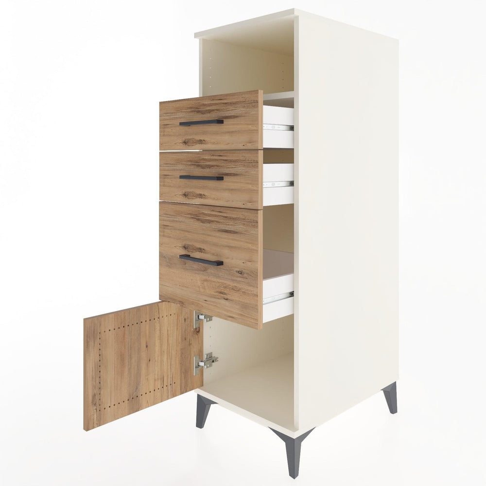 Woodntry Modüler Dolap Aytaşı 44x59x122 cm Fonksiyonel F15-1