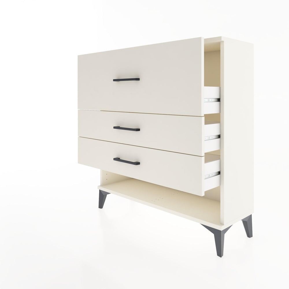 Woodntry Modüler Şifonyer Aytaşı 88x30x84 cm Çekmeceli ve Raflı CR15-1