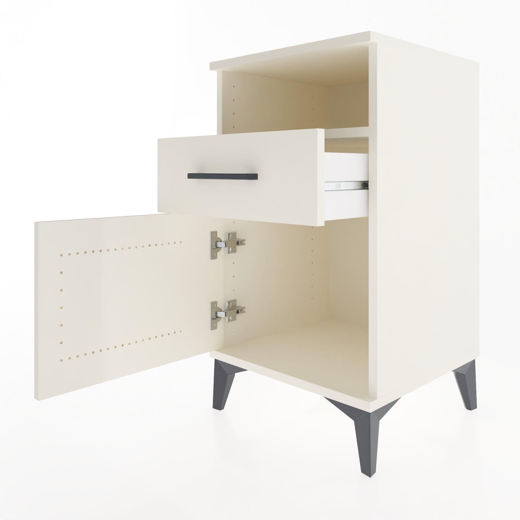 Woodntry Modular Nightstand Moonstone 44x44x68 cm Functional F15-1